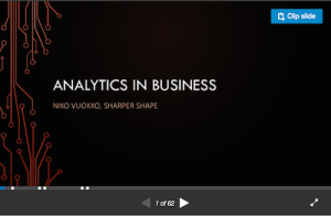 Analytics in Business