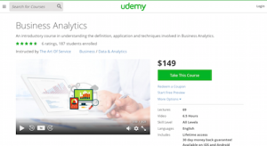 Business Analytics Udemy
