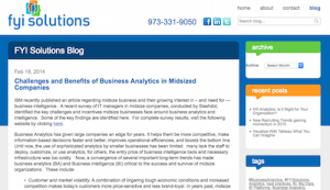 Challenges and Benefits of Business Analtyics in Midsized Companies