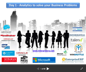 Day 1 Analytics to Solve Your Business Problems