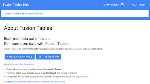 Fusion Tables