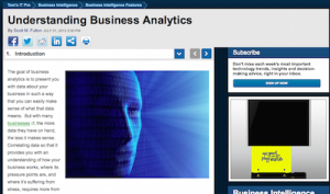Understanding Business Analytics