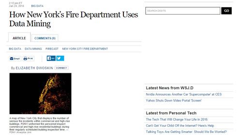 how ny uses data mining